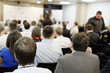 © Dmitry Vereshchagin - The audience listens to the acting in a conference hall