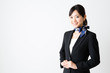 © taka - asian businesswoman on white background