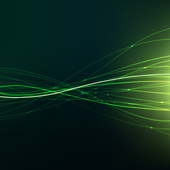 Green energy vector background