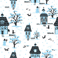 Christmas Village Pattern
