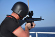 armed guard on board sea going vessel in aden gulf