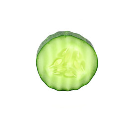 Canvas Print - Cucumber  with white background