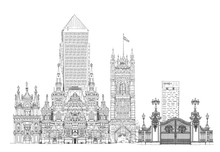 Famous Buildings Of The World, Sketch Collection