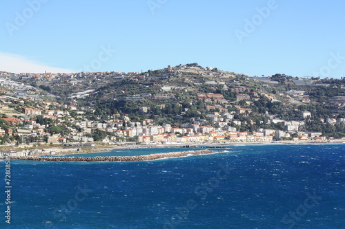 Ospedaletti on the Ligurian Riviera (Italy, Sanremo) Poster