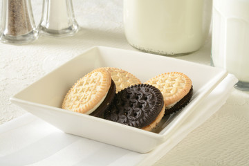 Wall Mural - Cookies and milk