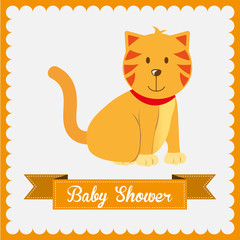 Sticker - baby shower design