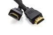 Close up HDMI cable isolated on a white background