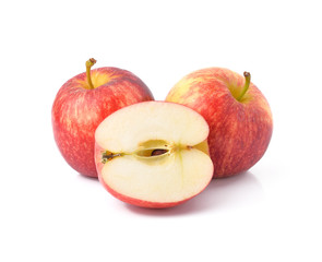 apple fruit on white background