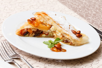 Poster - strudel with cottage cheese