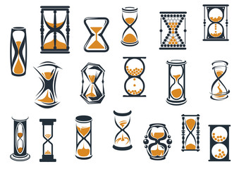 Poster - Hourglasses and egg timers set