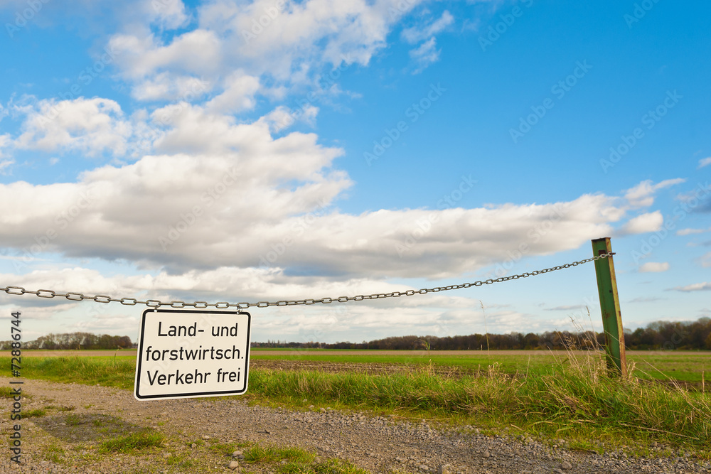 Land Und Forstwirtschaftlicher Verkehr Frei