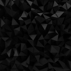 Poster - displaced 3d triangular background