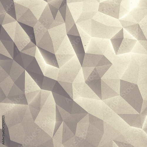 Naklejka dekoracyjna Abstract faceted geometric paper background