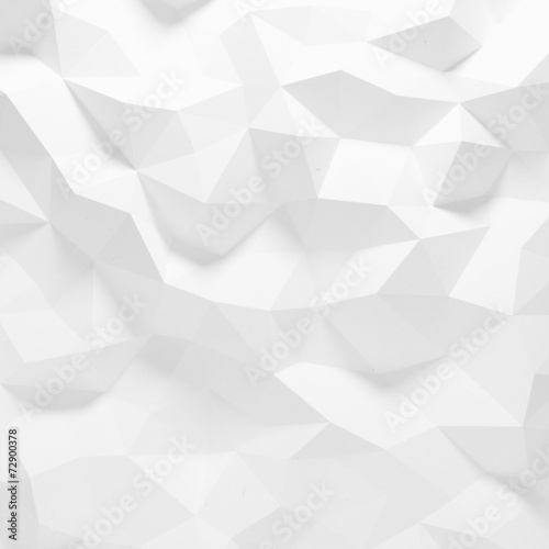Dekoracja na wymiar  abstrakcjonistyczny-bialy-trojkat-3d-geometryczne-tlo-papieru