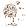 Bee and honey 2
