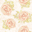 Shabby chic rose pattern