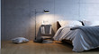 minimalistic concrete bedroom - schlichtes Schlafzimmer