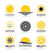 Set of sun icons (4)