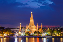 Wat Arun Temple In Bangkok Thailand