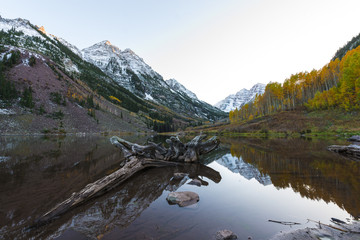 Wall Mural - Maroon Bells Sunrise Aspen Colorado