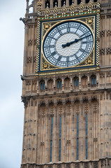 Fototapete - Detail of the clocks on Big Ben, London