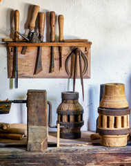 Wall Mural - old workbench