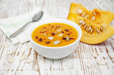 Wall Mural - Pumpkin soup