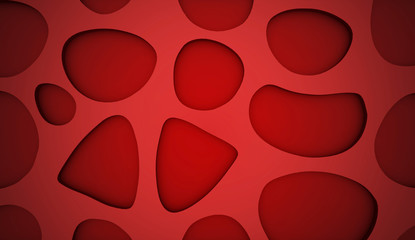 Red abstract mesh background