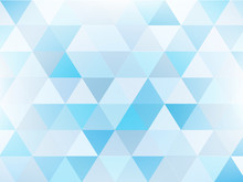 Abstract Background Of Blue Triangle
