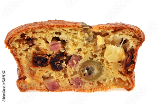 Une Tranche De Cake Aux Olives Et Des De Jambon Buy This Stock Photo And Explore Similar Images At Adobe Stock Adobe Stock