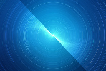 Wall Mural - abstract circular science fiction futuristic background