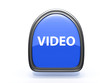 video pick icon on white background