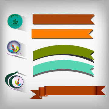 Set of elements for design.