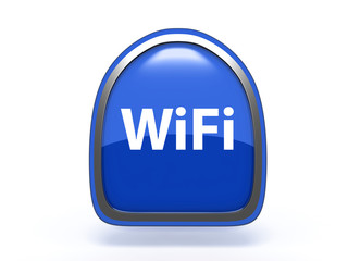 wifi pick icon on white background