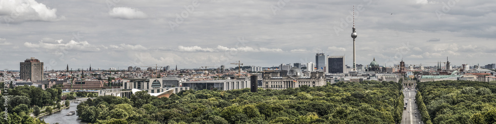 Obraz na płótnie Berlin panorama w salonie