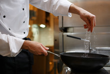 Chef Preparing Food