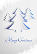 Niebieska kartka świąteczna z życzeniami