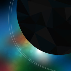 Leinwandbilder - abstract triangle line  background