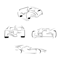 Wall Mural - formula one Set Collection