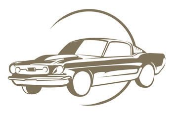 Wall Mural - Muscle Car