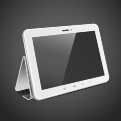Wall Mural - business tablet with power button