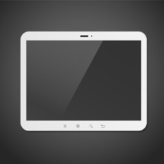 Wall Mural - business tablet with power button