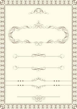 Retro frame document
