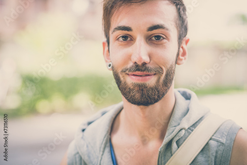 Fényképezés  young hipster gay man