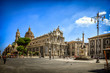 Catania Cathedral and City Square on Sunny Day