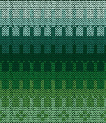 Wall Mural - Seamless knit sweater pattern_4