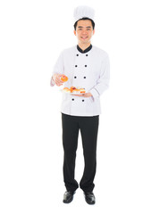 Wall Mural - happy asian chinese male chef