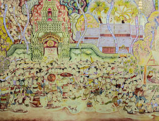  Thai mural painting art