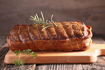 Canvas Print - roast beef