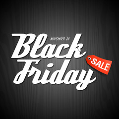 Wall Mural - Black Friday Sale poster